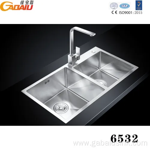 Energy saving Home Stainless Handmade Kitchen Sink